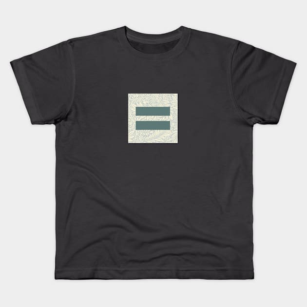 Hawaiian Print Equality Shirt 2 Kids T-Shirt by silversurfer2000